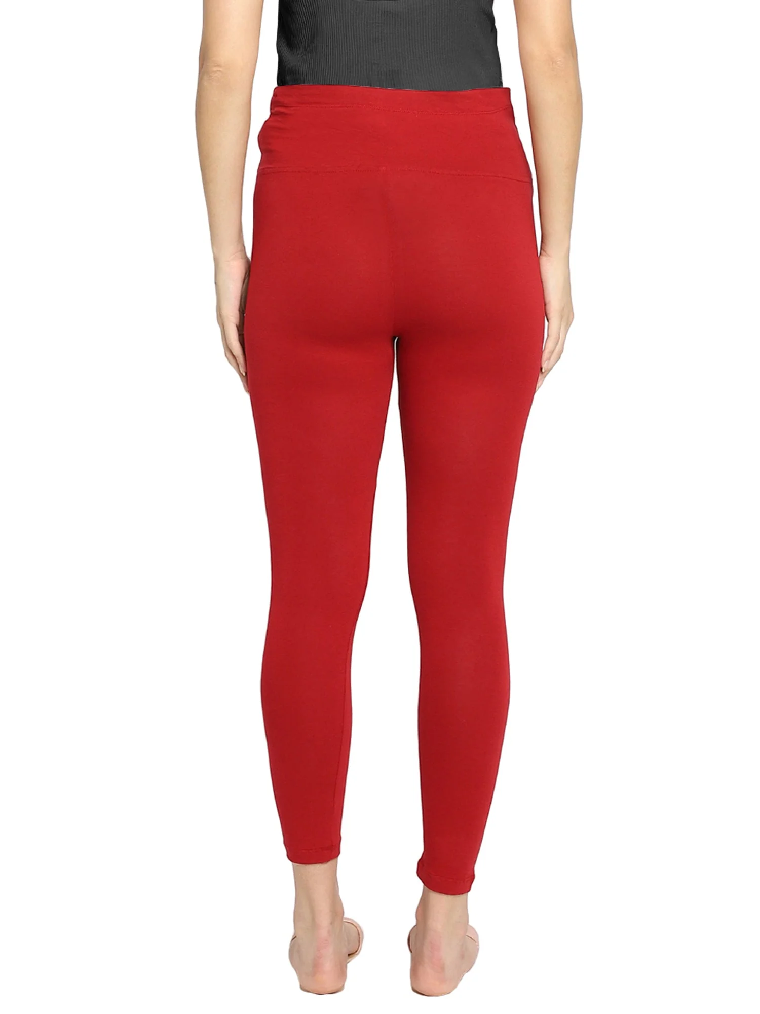 Zactive™ Red Pregnancy & Maternity Leggings - Image 3