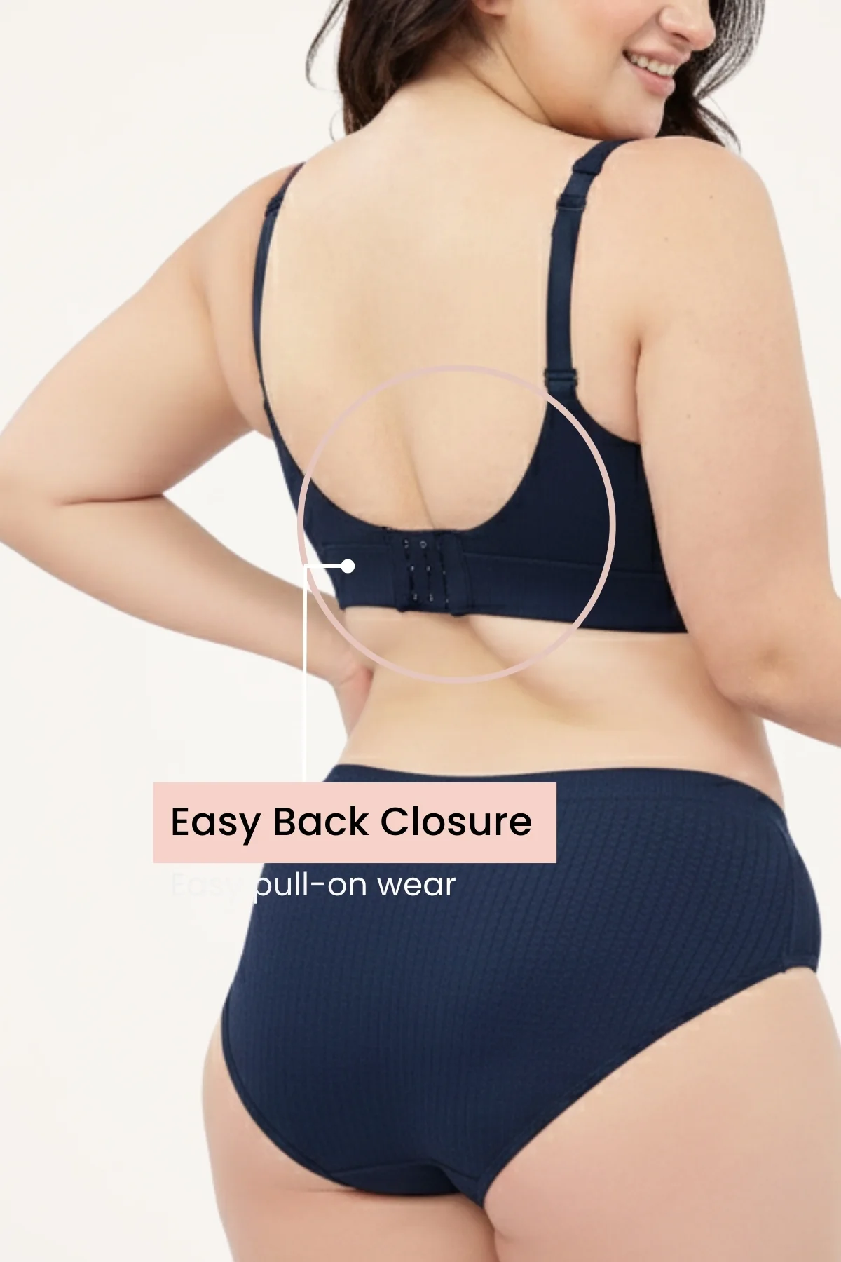 Sera Broad-Rib Bra - Airforce - Image 3