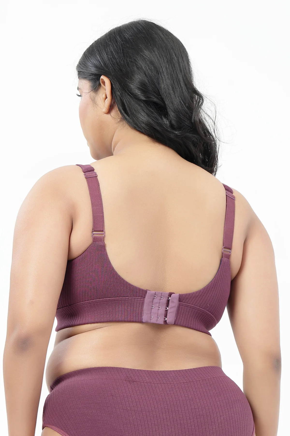 Sera Broad-Rib Bra - Dark Berry - Image 8
