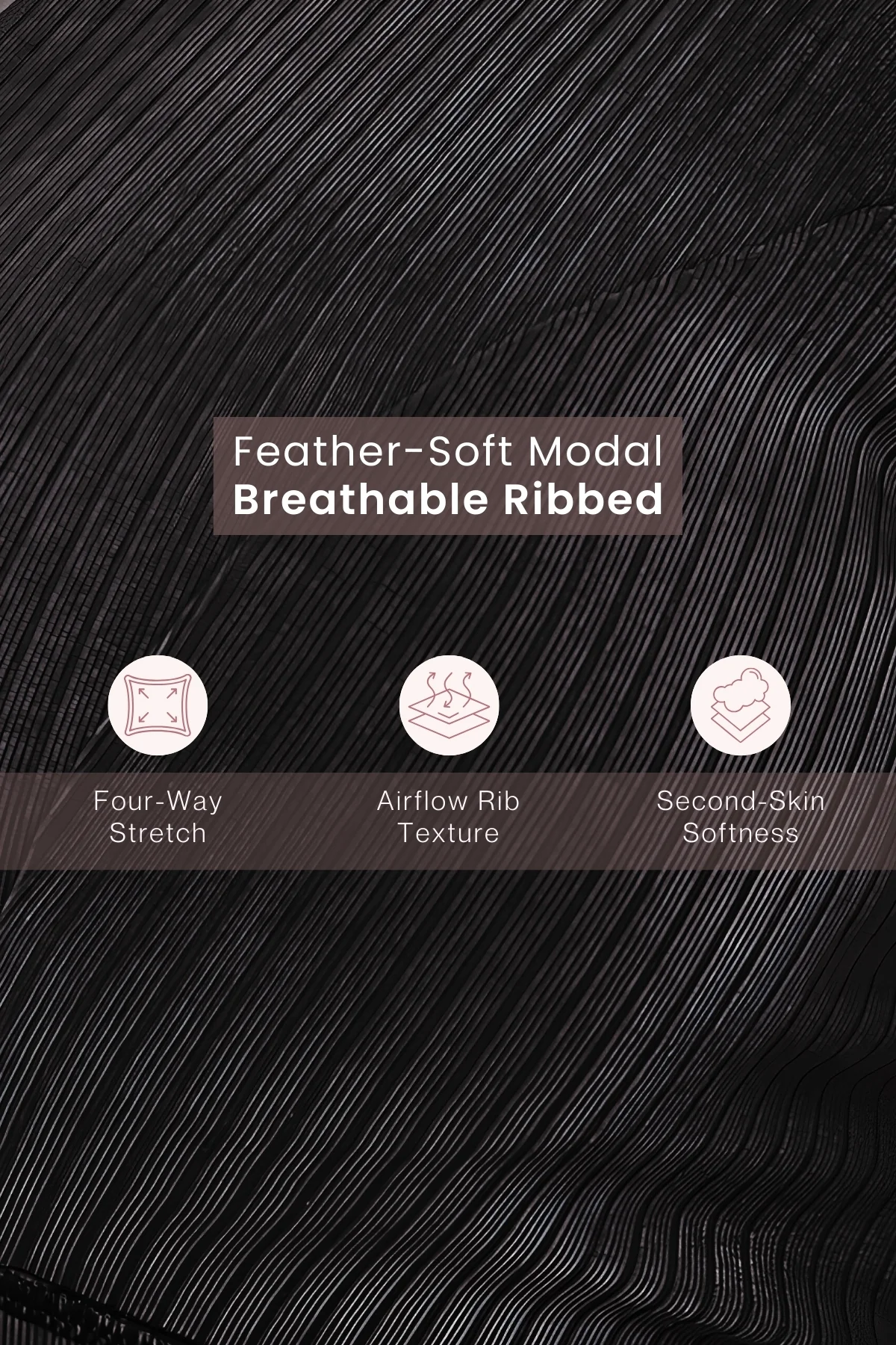 Sera Broad-Rib Bra - Black - Image 6