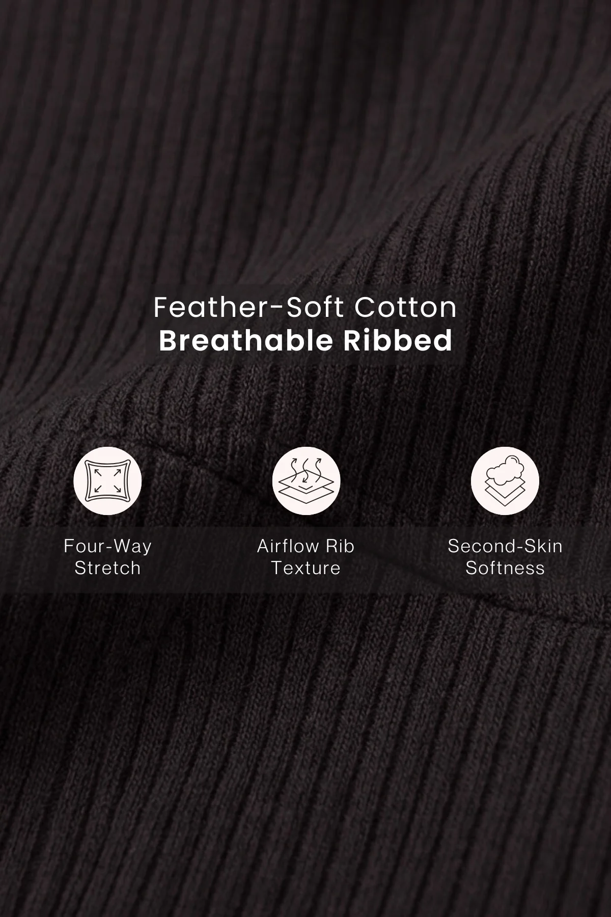 Riva Fine-Rib Cotton Feeding Bra - Black - Image 5