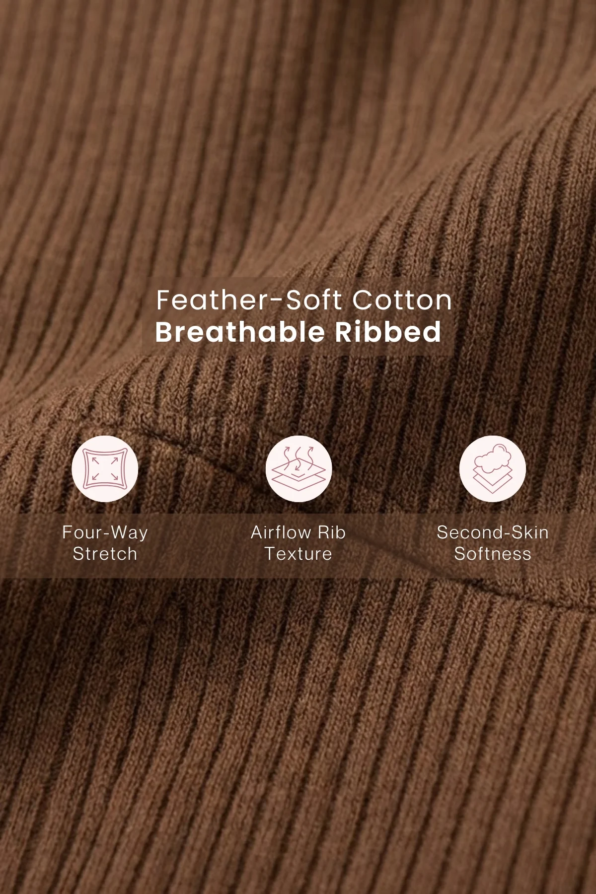 Riva Fine-Rib Cotton Feeding Bra - Mocha - Image 6