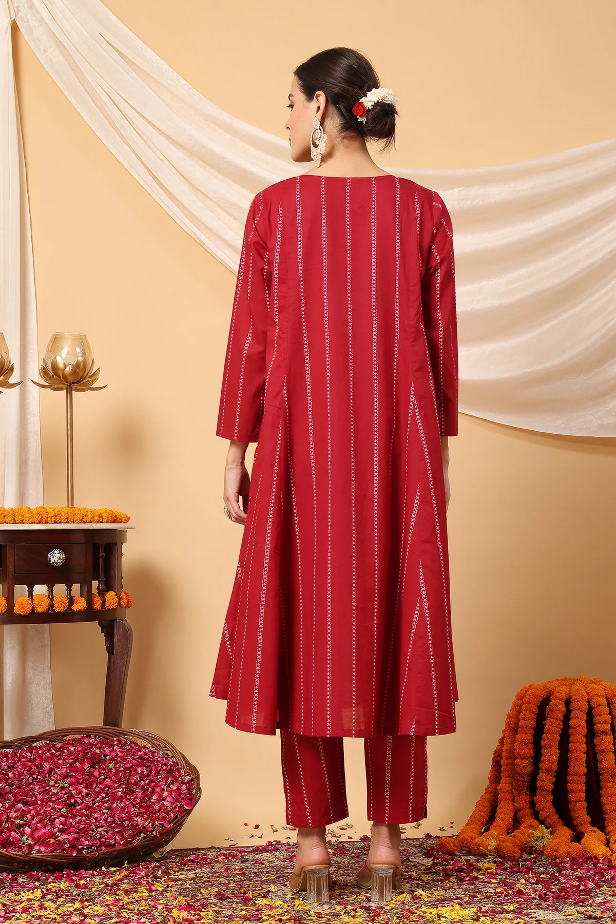Ruby Essence Mirror Reflections Festive Maternity Feeding Suit Set - Image 6