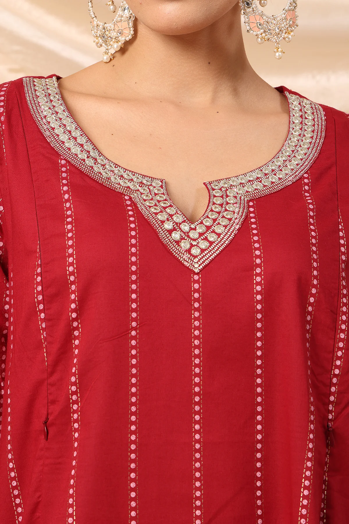 Ruby Essence Mirror Reflections Festive Maternity Feeding Suit Set - Image 9