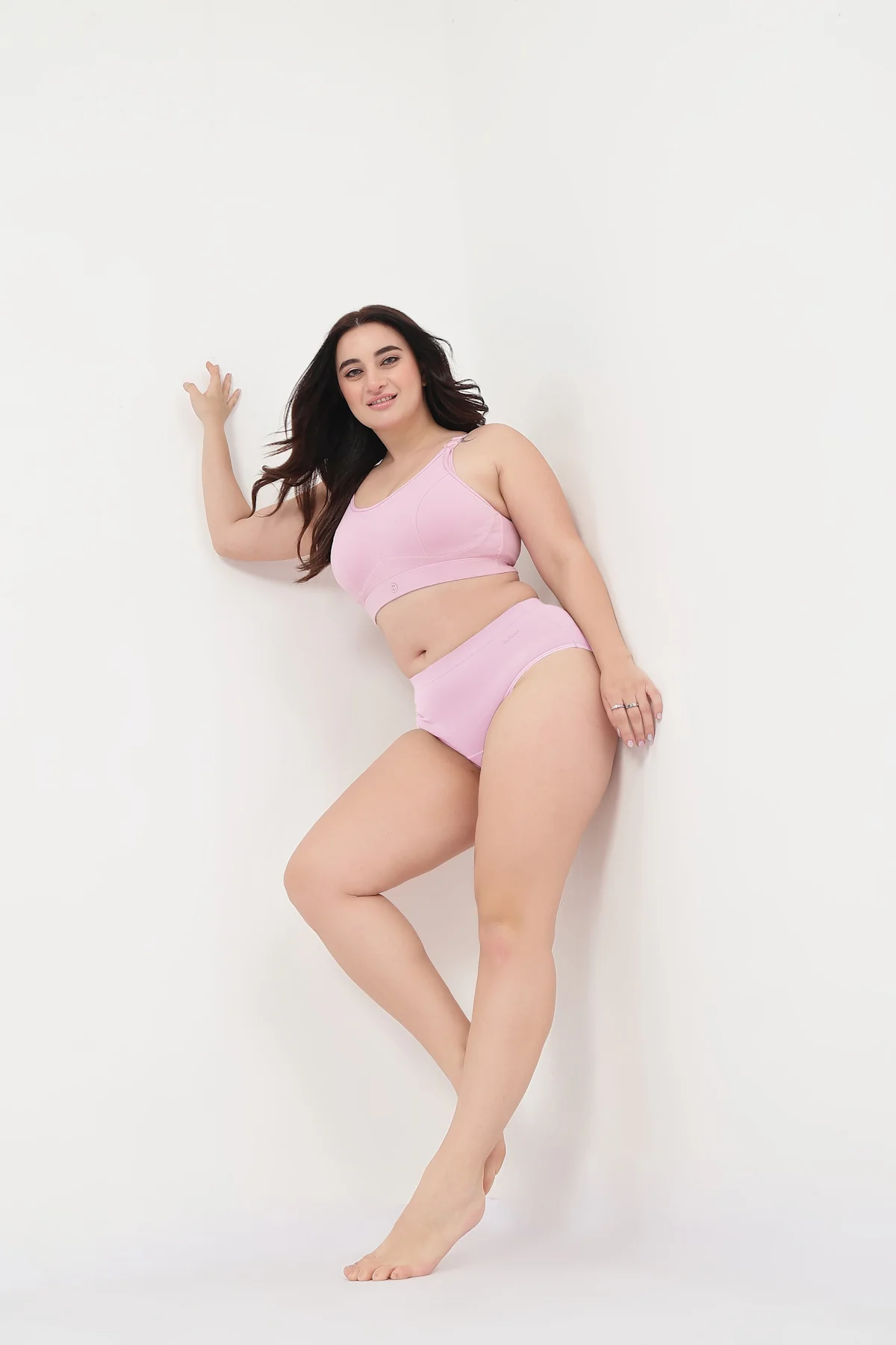 SecureFit Cotton Non-Padded Feeding Bra - Baby Pink - Image 24