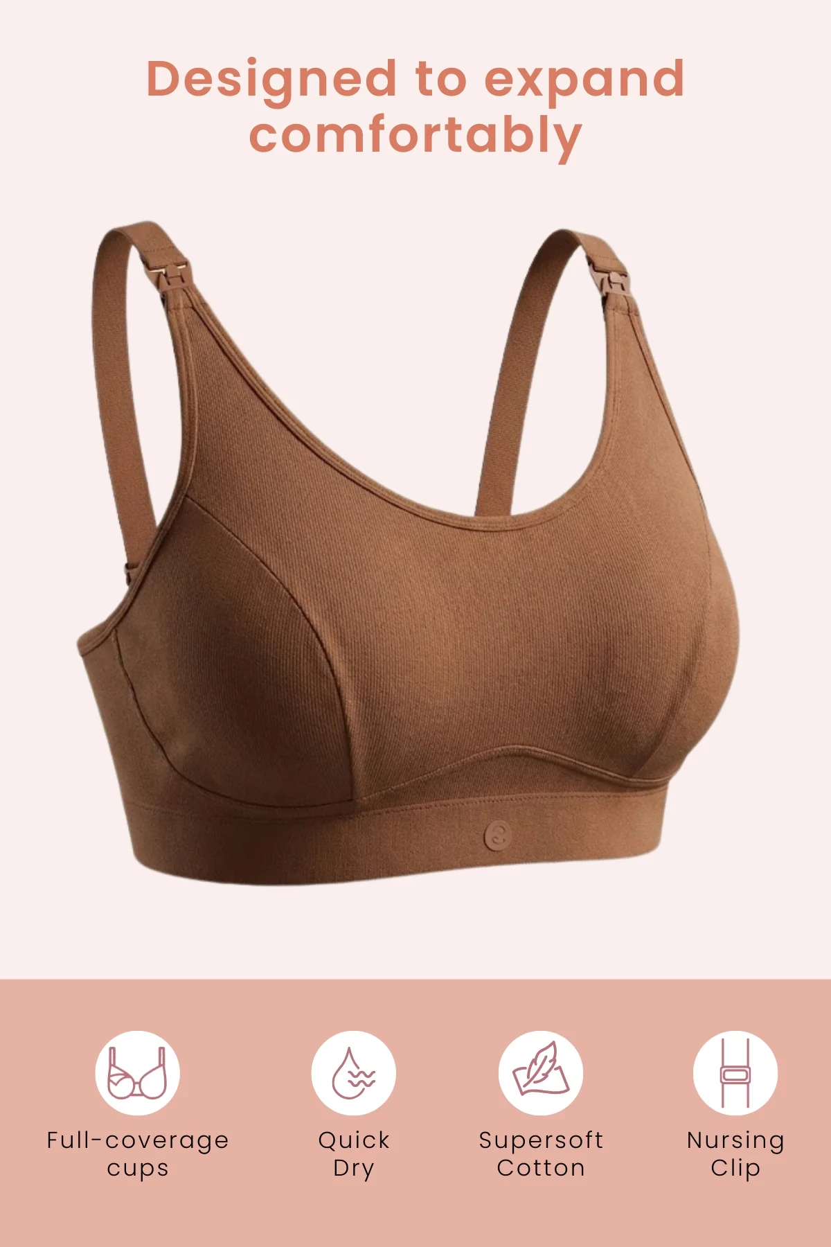 SecureFit Cotton Non-Padded Feeding Bra - Skin - Image 2