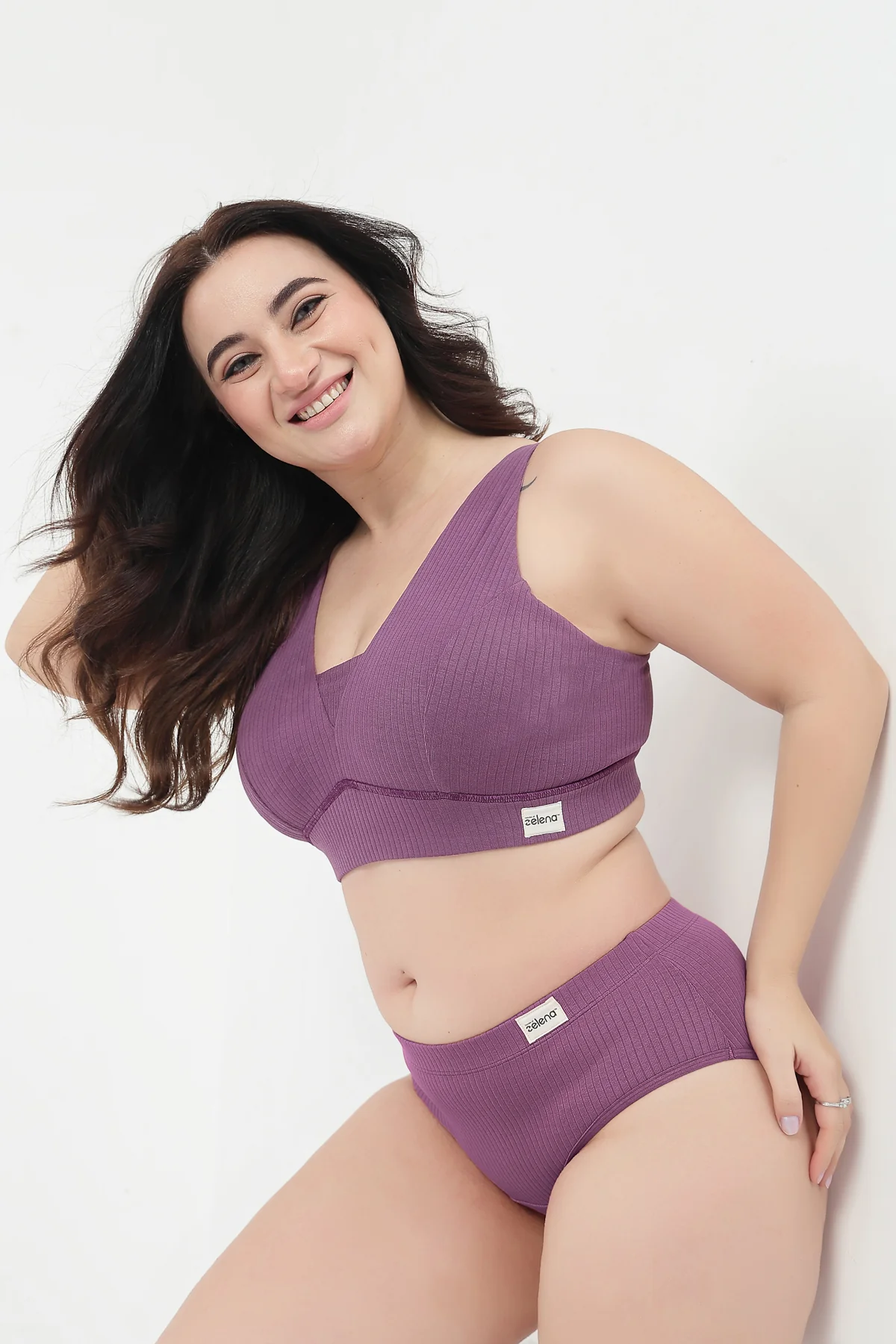 Sera Broad Rib-Bra Pack of 2 - (Lavender & Purple) - Image 13