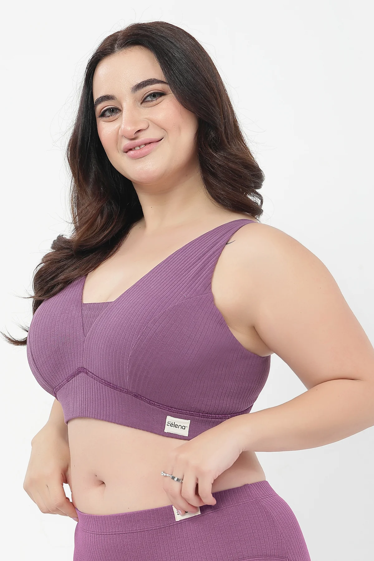 Sera Broad Rib-Bra Pack of 2 - (Lavender & Purple) - Image 15