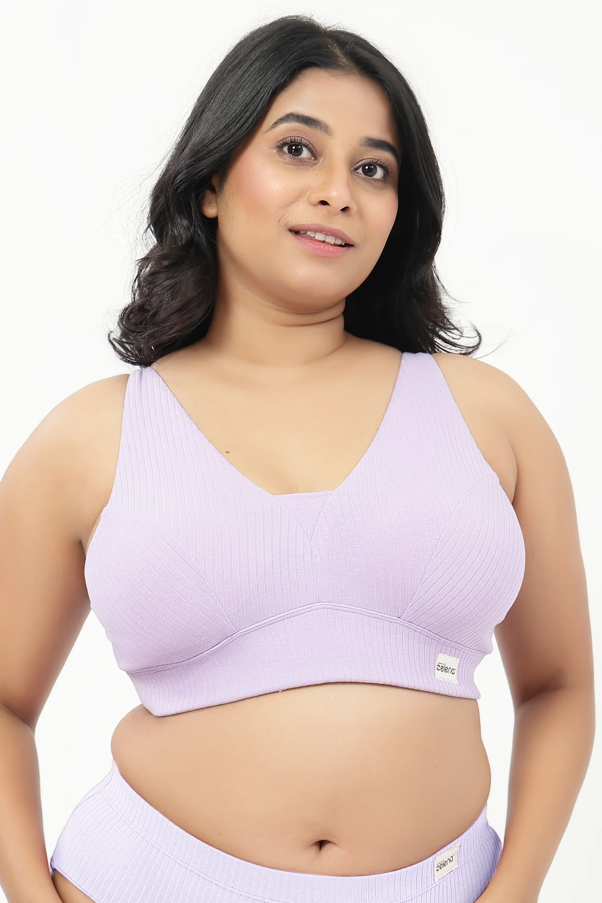 Sera Broad-Rib Bra - Lavender - Image 13