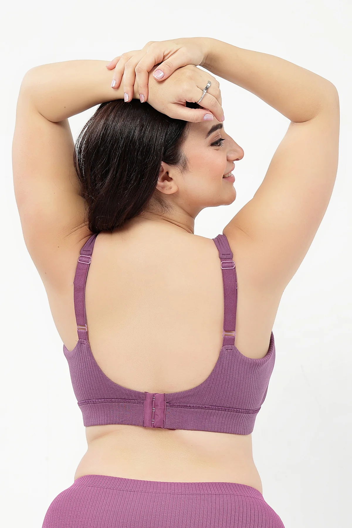 Sera Broad Rib-Bra Pack of 2 - (Lavender & Purple) - Image 26