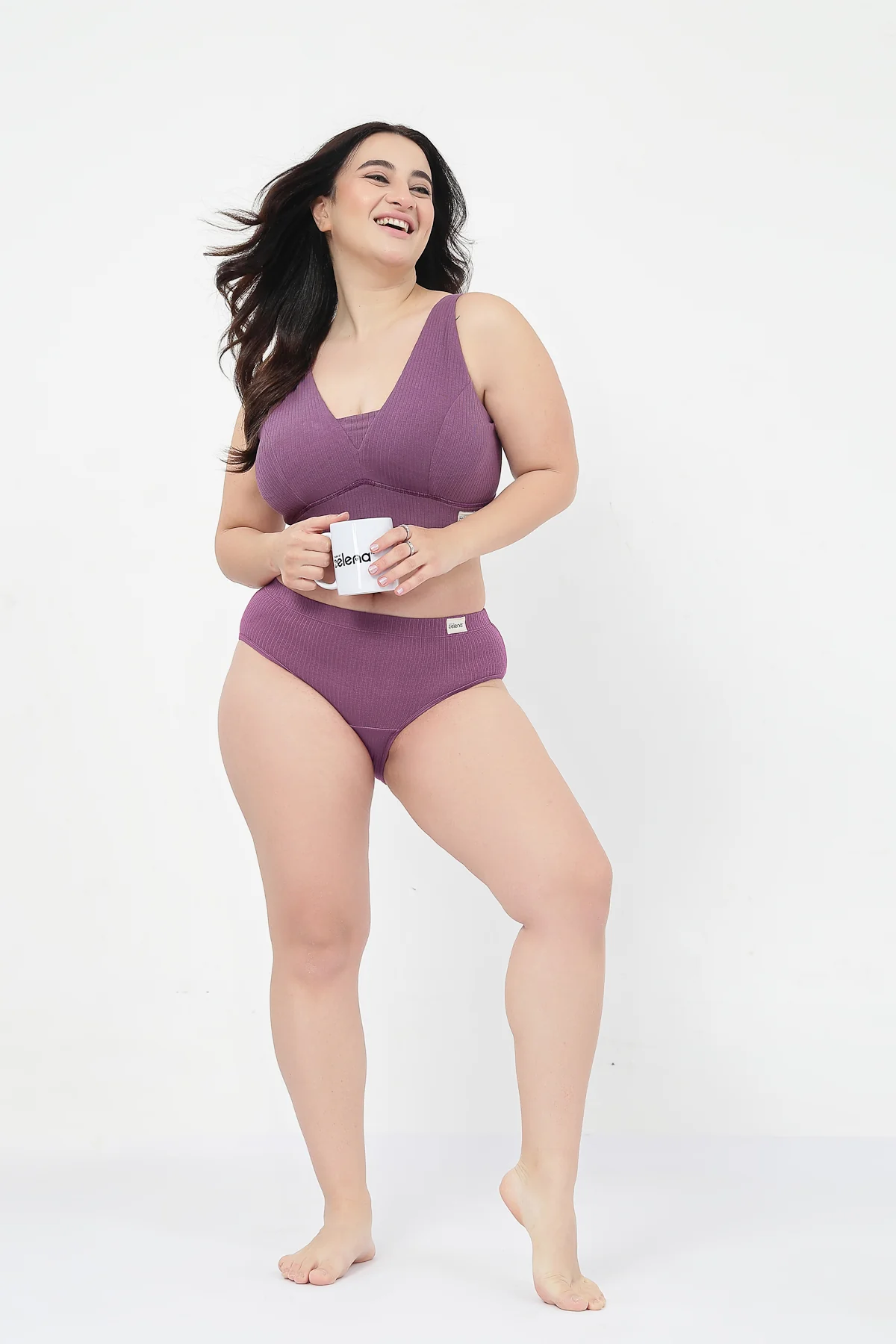 Sera Broad Rib-Bra Pack of 2 - (Lavender & Purple) - Image 28