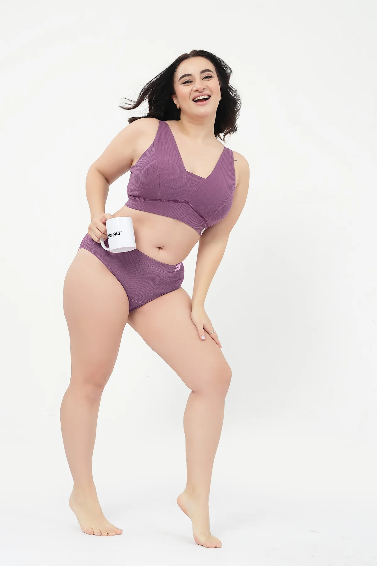 Sera Broad Rib-Bra Pack of 2 - (Lavender & Purple) - Image 30