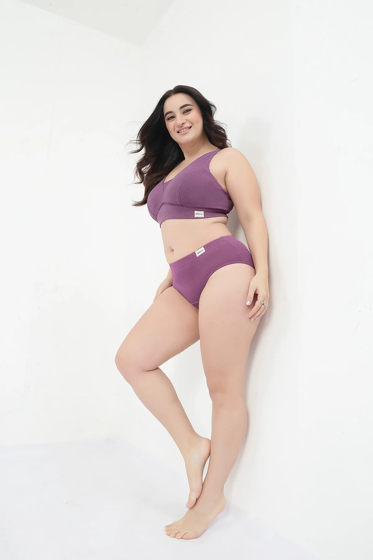 Sera Broad Rib-Bra Pack of 2 - (Lavender & Purple) - Image 31