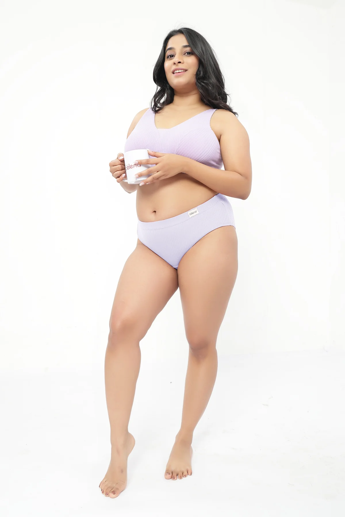 Sera Broad-Rib Bra - Lavender - Image 23