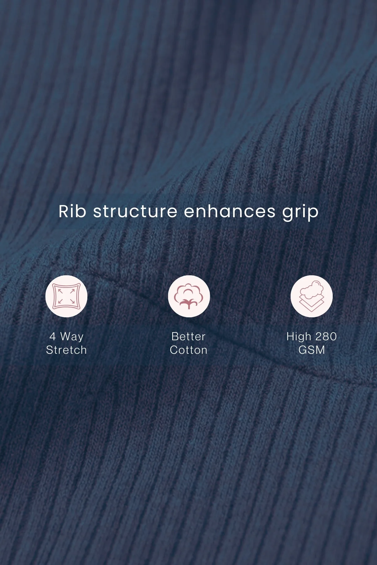 Sera Fine Rib Mid Rise Hipster - Airforce - Image 6
