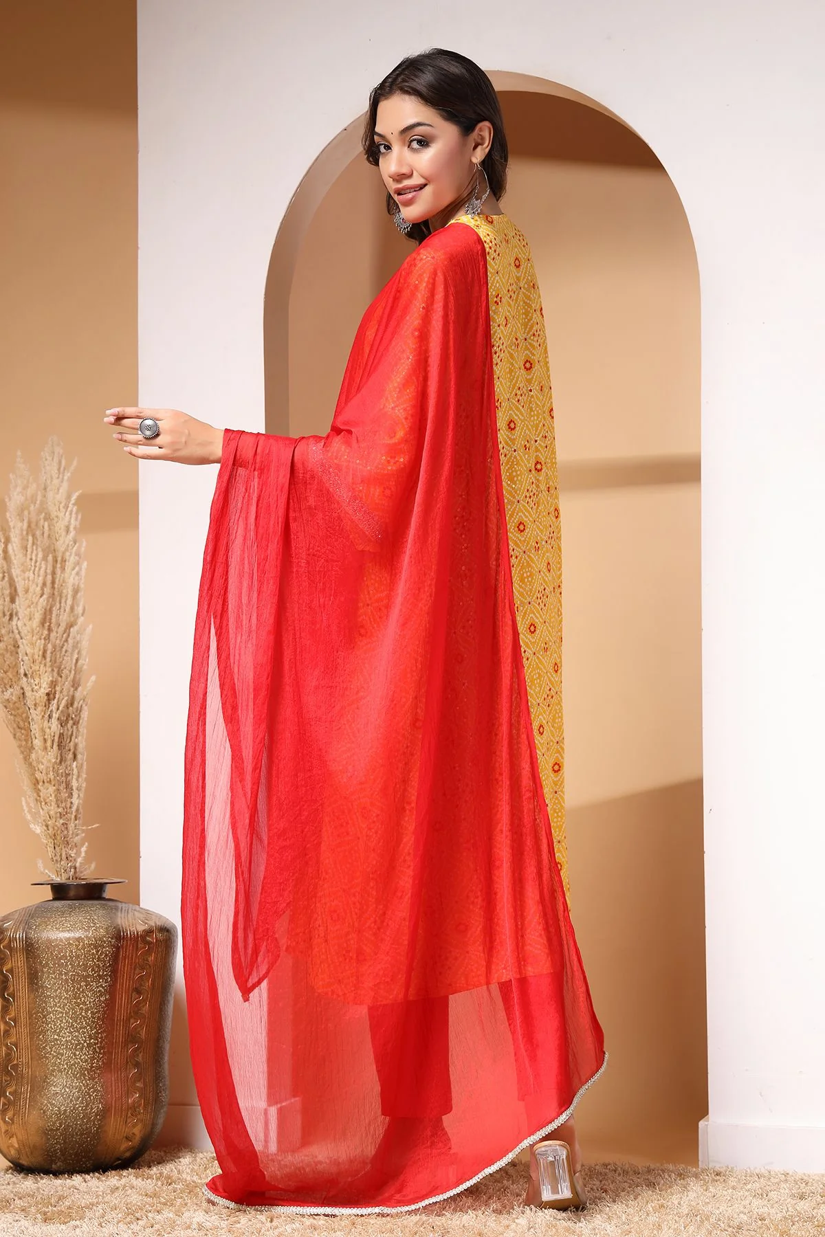 Sunshine Serenade Maternity and Feeding Friendly Kurta Set - Image 8