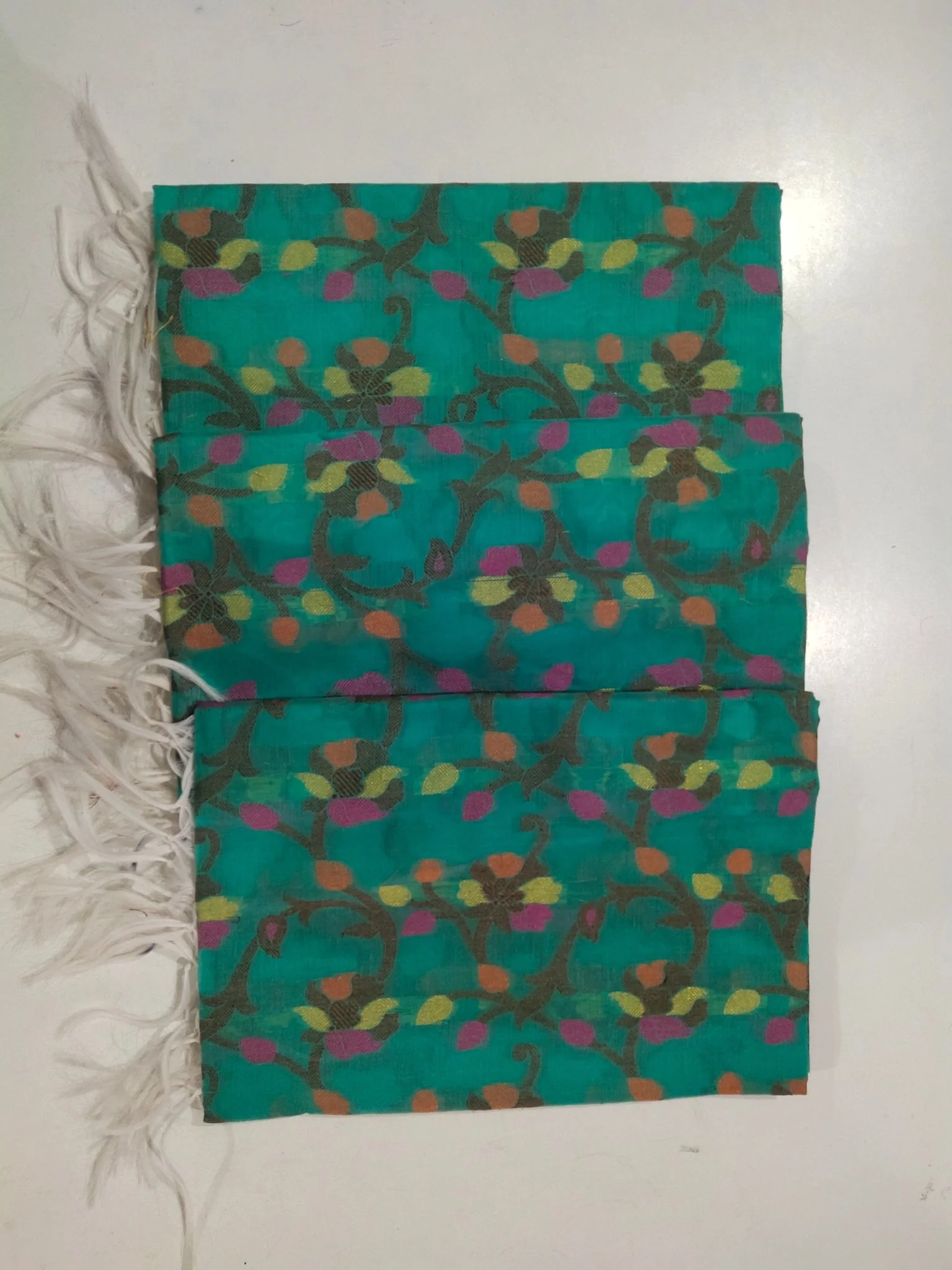 Sea Green Banarasi Dupatta - Image 3