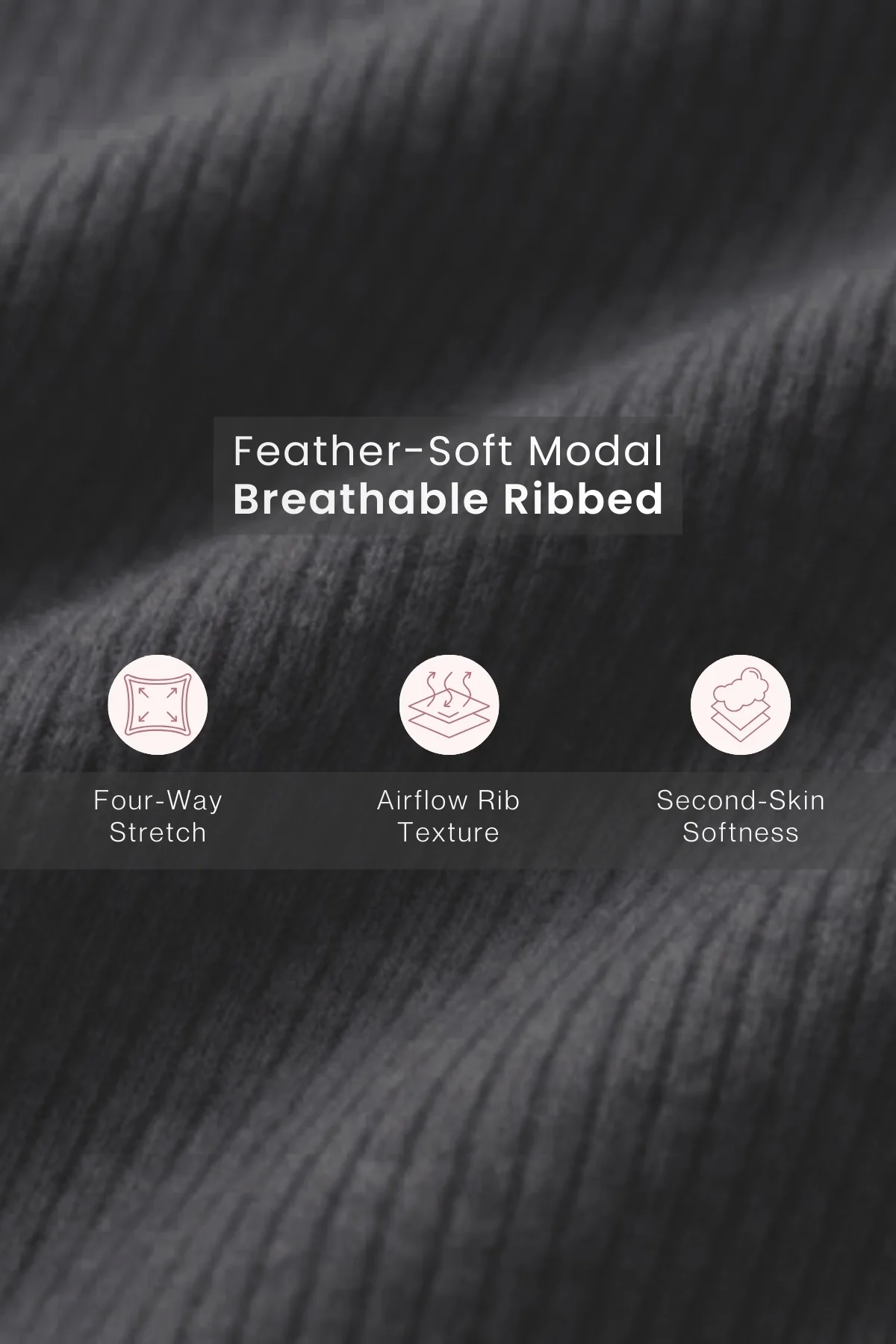 Zena Fine-Rib Bra Pack of 2 - (Lavender & Grey Melange) - Image 13